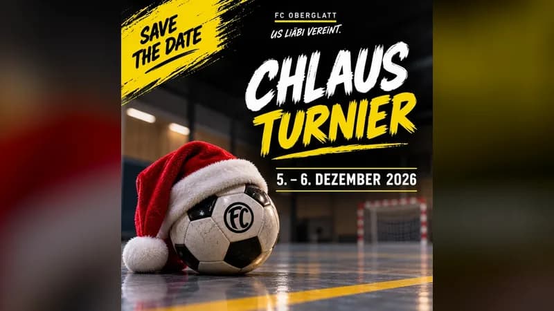 Save the Date: Chlausturnier am 5. und 6. Dezember
